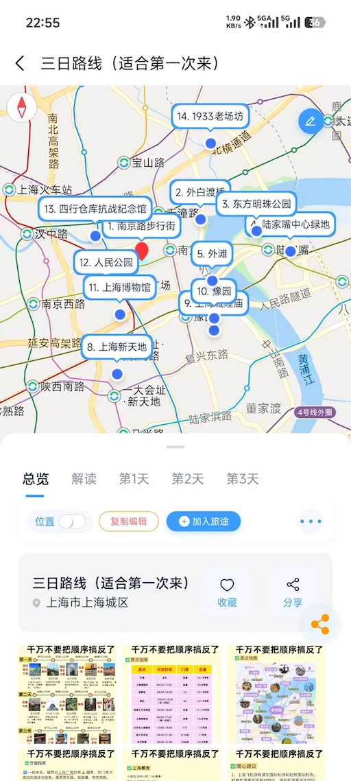 路线地图总览
